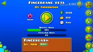 Как получить уровень fingerdash in geometry dash world?