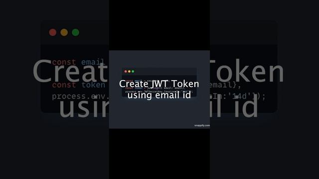 Introduction to JSON Web Token #jwt #jsonwebtoken #api #nodejs #webdev #programming