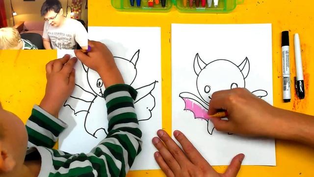 Рисуем ЛЕТУЧУЮ МЫШЬ с Павликом смотреть онлайн