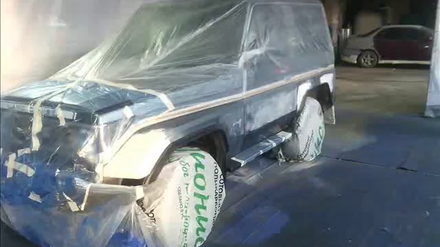 Рабочие моменты . Полимочевина. Защита Крузак70 смотреть онлайн