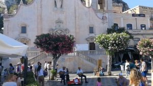 остров Сицилия город Таормина шикарный вид на море  с высоты птичего полета 2