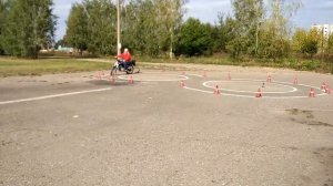 Восьмерка обучение Мотошкола Мото мотоцикл ура сдал экзамен категория А
