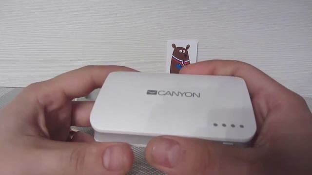 Портативное зарядное уст-во Canyon CNE-CPB78W 7800 мАч