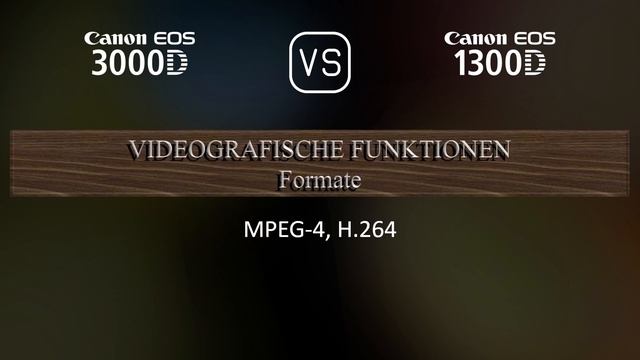 Canon EOS 3000D vs. Canon EOS 1300D: Ein Vergleich der Technische Daten смотреть онлайн