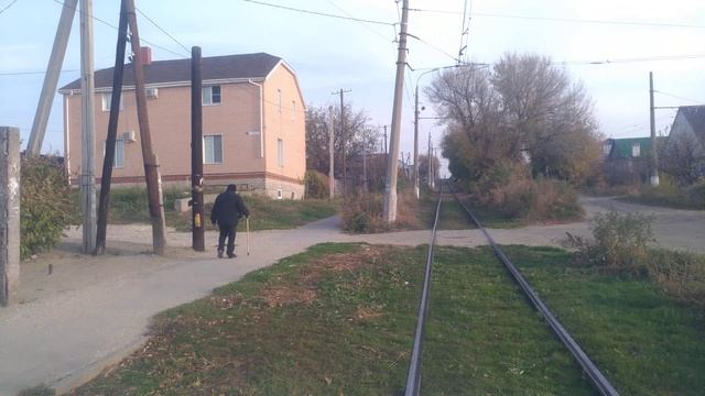 Волгоградский трамвай. Поездка по маршруту №13 смотреть онлайн