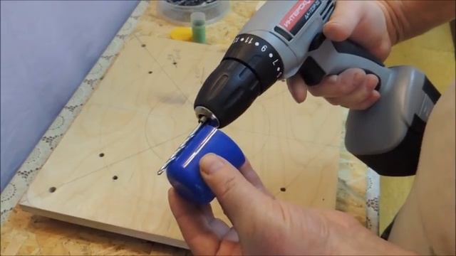 Сверление ? отверстия дрелью с соблюдением ? соосности (drill).