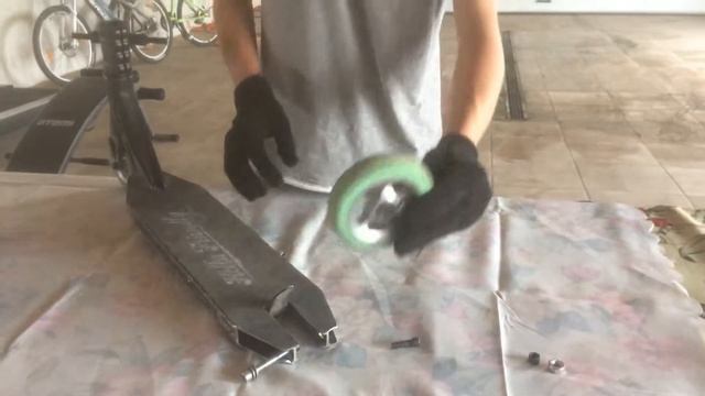 Как собирать трюковой самокат на системе СКС смотреть онлайн