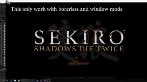How to unlock FPS in Sekiro: Shadows Die Twice FPS FIX/Uncap