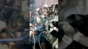 работа двигателя 4М 40 без автомобиля