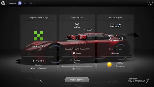Conhecendo o game mas no modo offline - Gran Turismo 7 - Playstation 5 смотреть онлайн