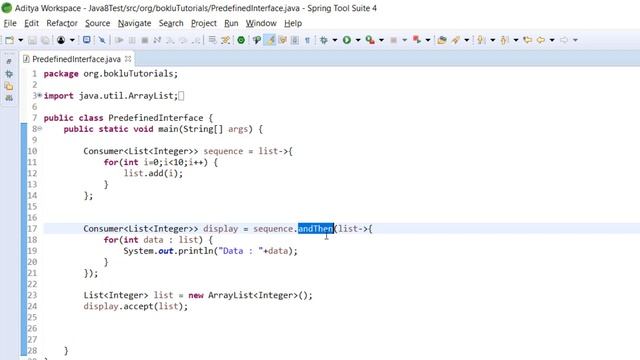 Java | Java 8 | Consumer | Tutorial смотреть онлайн