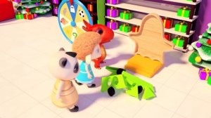 Funny Colorful Ghosts in the Supermarket | Cartoon for Kids | Dolly and Friends 3D