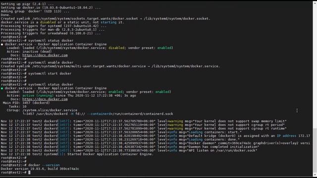 Cloud Computing  - Lab 1.5 Install Docker