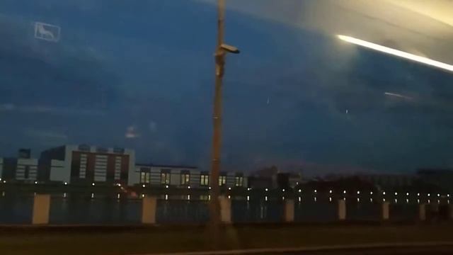 Октябрьская набережная в Санкт-Петербурге