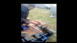 Самодельный дровокол.