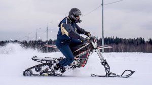 ТАКОГО ТЫ ЕЩЕ НЕ ВИДЕЛ! | Электромотоцикл на гусеничном приводе!