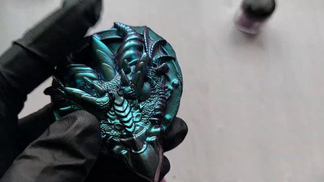 Testing Let's Resin Chameleon Powder in a heavily detailed mould смотреть онлайн