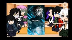 Hashiras react to Nezuko kamado! // muinezu and lil giyuushin at the end