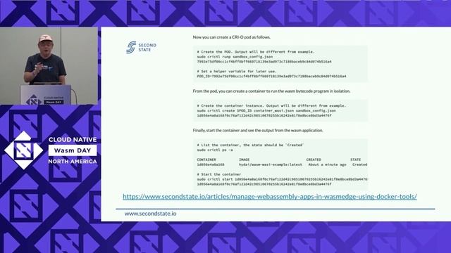Managing WebAssembly Applications Using Docker and k8s Tooling - Michael Yuan, Second State смотреть онлайн