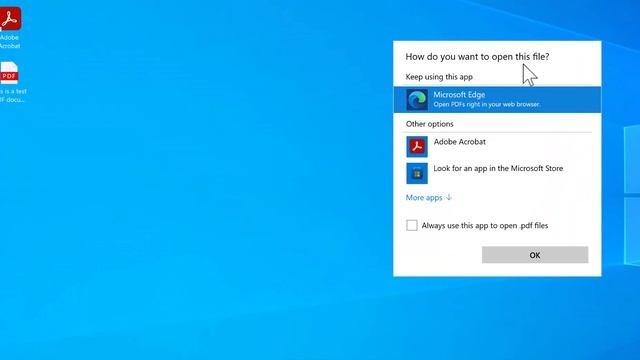 Set Adobe Acrobat Reader as default смотреть онлайн