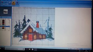 Создание жаккардовой схемы для вязания крючком.