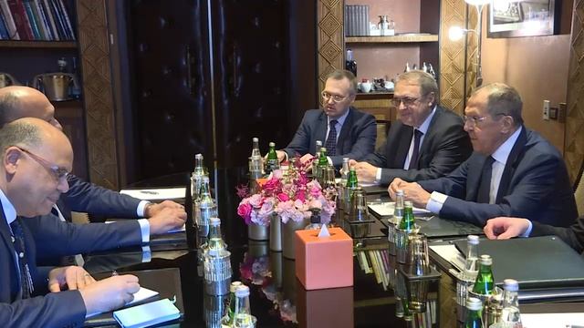 С.Лавров и С.Шукри, Марракеш, 20 декабря 2023 года