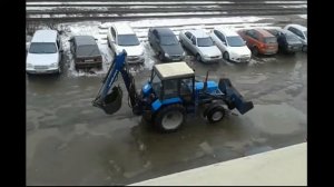 Экскаватор погрузчик на базе МТЗ 82 1
