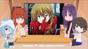 「?」past evangelion react | asuka