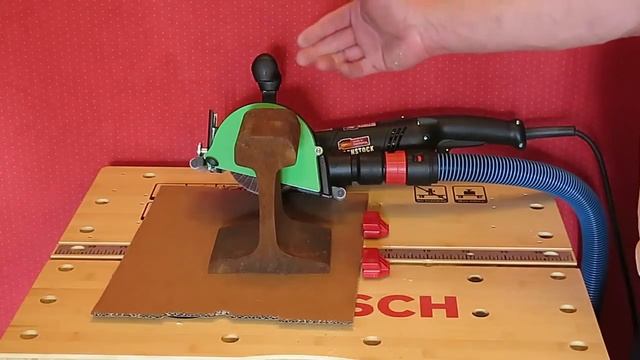 EIBENSTOCK ESM 1310. Ламельный шлифовальный валик из нетканого материала. Небольшой тест. смотреть онлайн