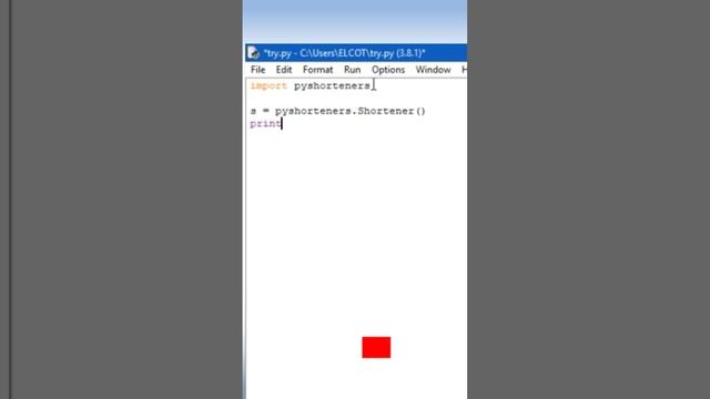 Shorten url in 1 minute - URL Shortener using python - Python tips and tricks in tamil - Info simpl
