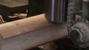 Производство оцилиндрованного бревна