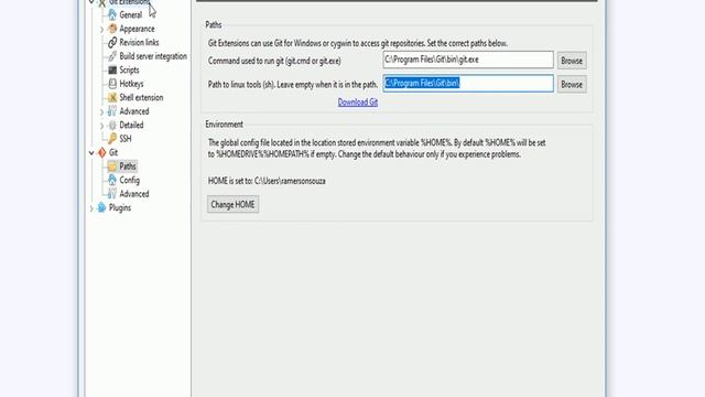 Passo 4 - Configurando o GitExtensions смотреть онлайн