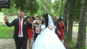 Свадебный клип(Эльбрус Джанмирзоев "бродяга!") Евгений  и Анастасия