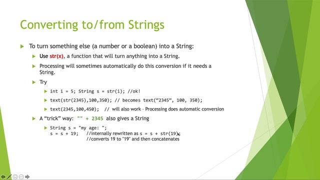 COMP1010 String Numeric Conversions
