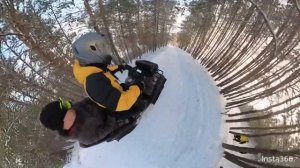 Покатушки на АБ на квадрике cfmoto x8 insta360