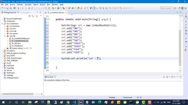 ?LinkedHashSet - Remove Duplicate Elements and maintains insertion order