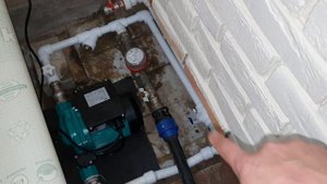 монтаж насоса повышающего давление