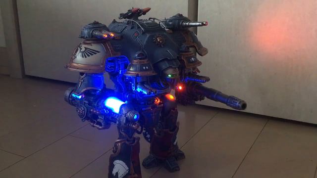 LED illumitnated Knight Castellan with arduino смотреть онлайн