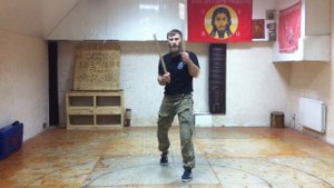 Казачий РБ. Упражнения с палками. Подготовительные упражнения для работы двумя шашками.