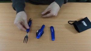 Складные приборы СЛЕДОПЫТ в чехле (ложка, вилка, нож)