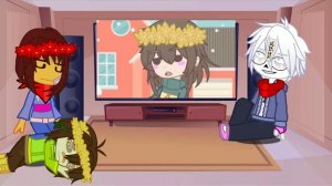 Undertale reacts to "saying alot of things as frisk"