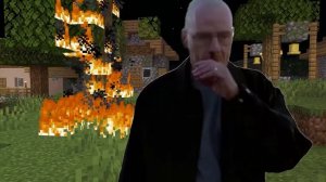 Walter White Destroys Minecraft Village