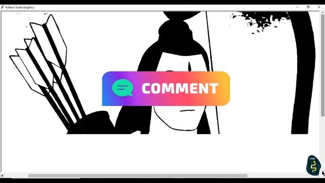 Lord Ram Anime Using Python Sketchpy Code | Python Programming Hub