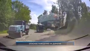 (Рыбинск-40) ОПАСНОЕ ПОВЕДЕНИЕ НА ДОРОГАХ