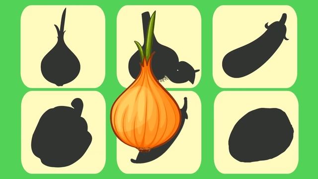 Учим овощи Развивающие мультики для детей  Овощи картинки для самых маленьких Обучающее видео