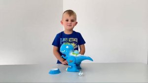 ZURU SMASHERS Ледниковый Динозавр Тираннозавр Рэкс 2021 Замёрзшие Мини Яйца Горилла и Медведь
