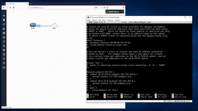 EVE-NG - DHCP сервер на Ubutu для объектов рабочего пространства / Настройка Eve-ng смотреть онлайн