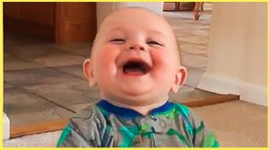 Cute And Funny Baby Laughing Hysterically -PART1