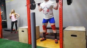 Присед с высоким положением грифа 110х10 3п