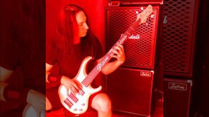 Cannibal Corpse - 'Bloodstained cement' bass play through